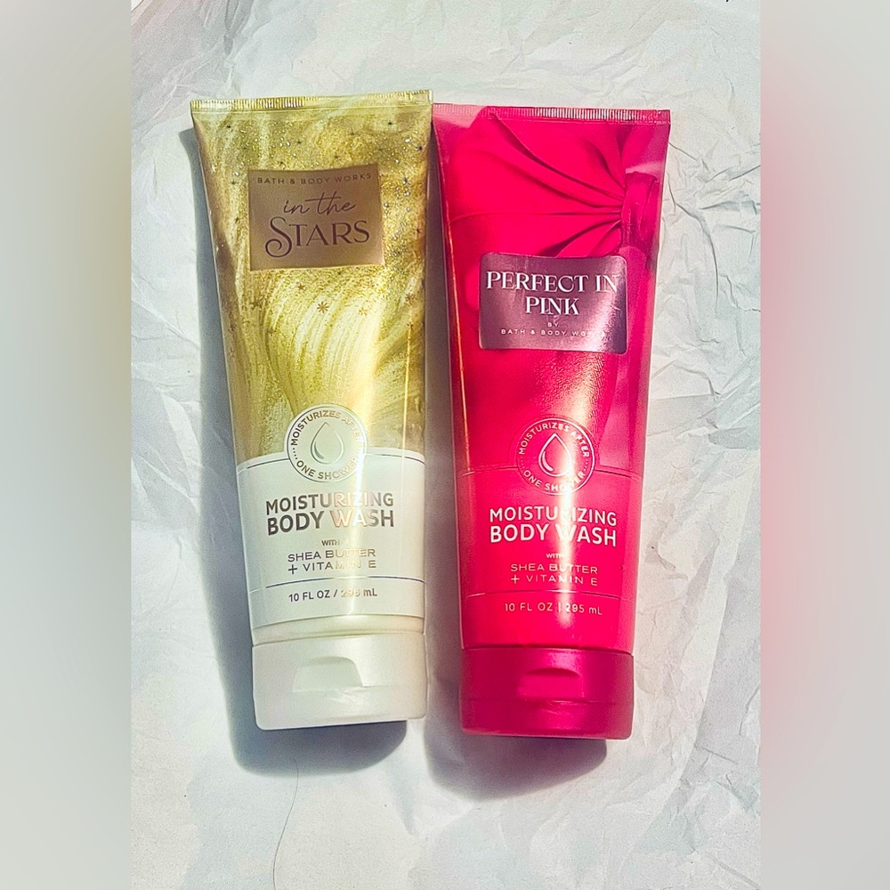 Bath and Body Works Moisturizing Body Wash ~ In the Stars & Perfect in Pink